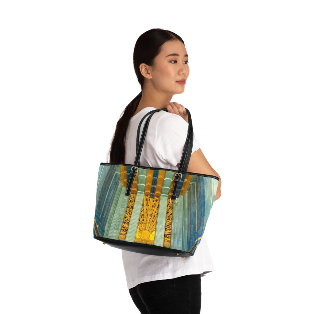 THE GILDED | Glarorous ART DECO PU Leather Shoulder Bag