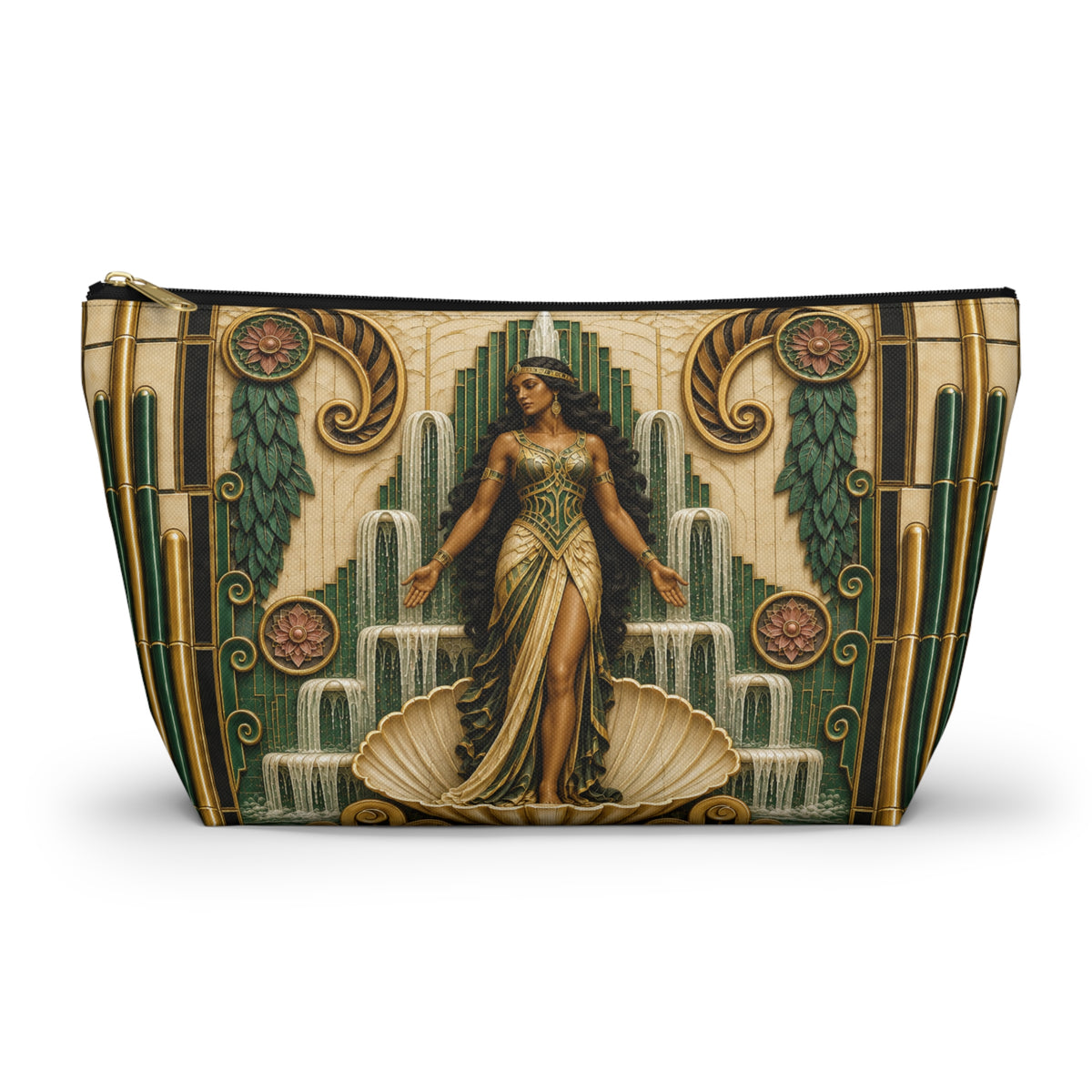 THE VENUS - Cleopatra | Glamorous Art Deco Makeup Bag - Accessory Cosmetic Pouch