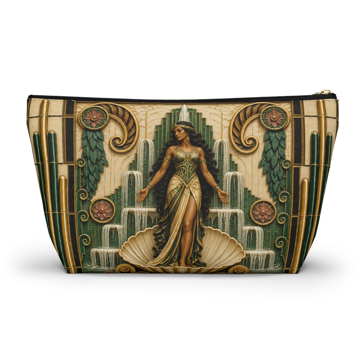 THE VENUS - Cleopatra | Glamorous Art Deco Makeup Bag - Accessory Cosmetic Pouch