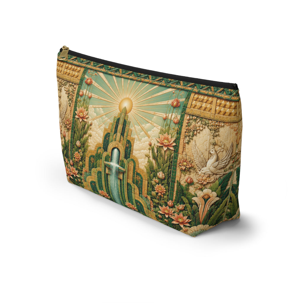THE RADIANCE | Glamorous Art Deco Makeup Bag - Accessory Cosmetic Pouch