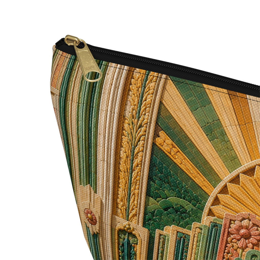 THE SOLSTICE | Glamorous Art Deco Makeup Bag - Accessory Cosmetic Pouch
