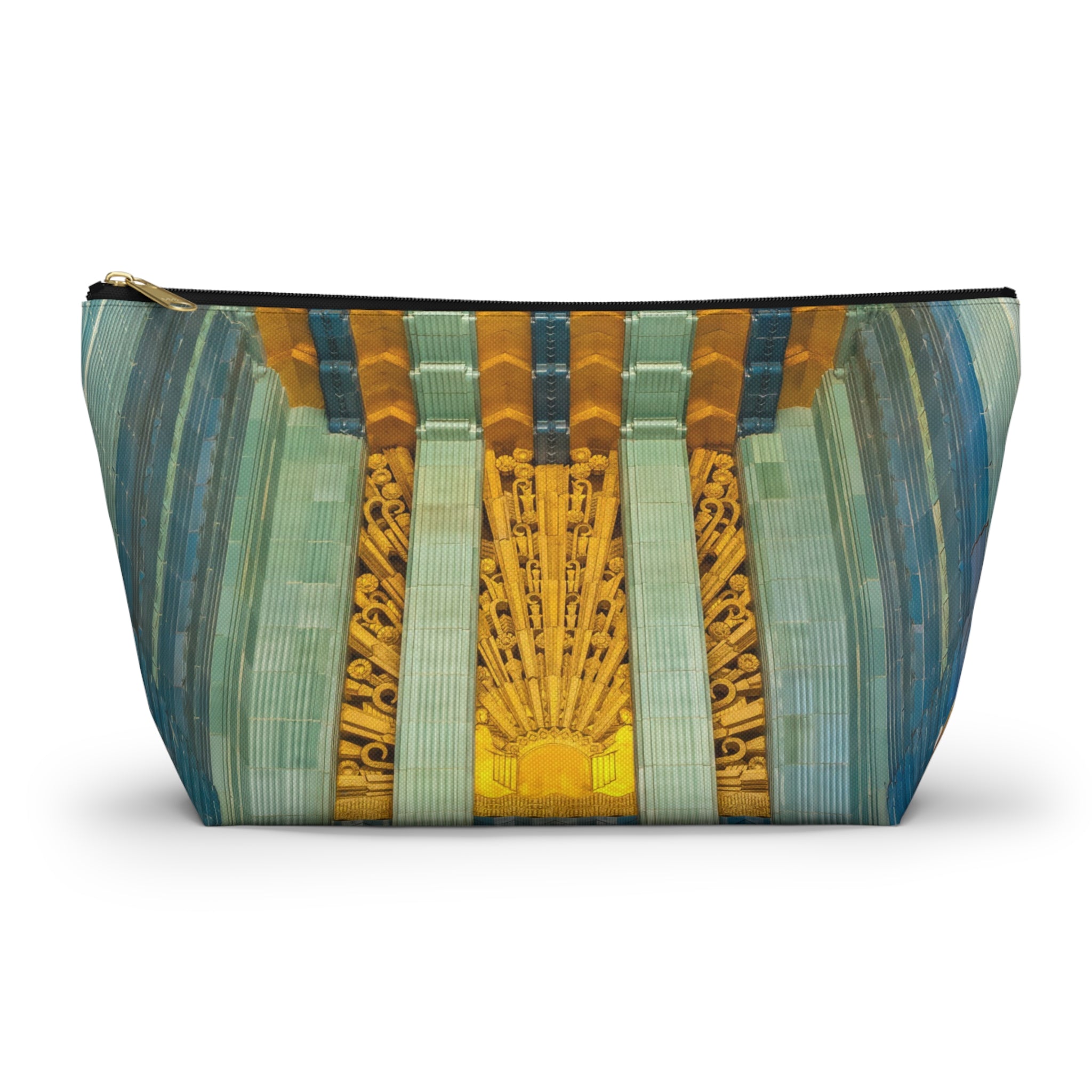 THE GILDED | Glamorous Art Deco Makeup Bag - Accessory Cosmetic Pouch