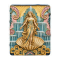 THE VENUS | Golden Sunrise - Sherpa Fleece Blanket