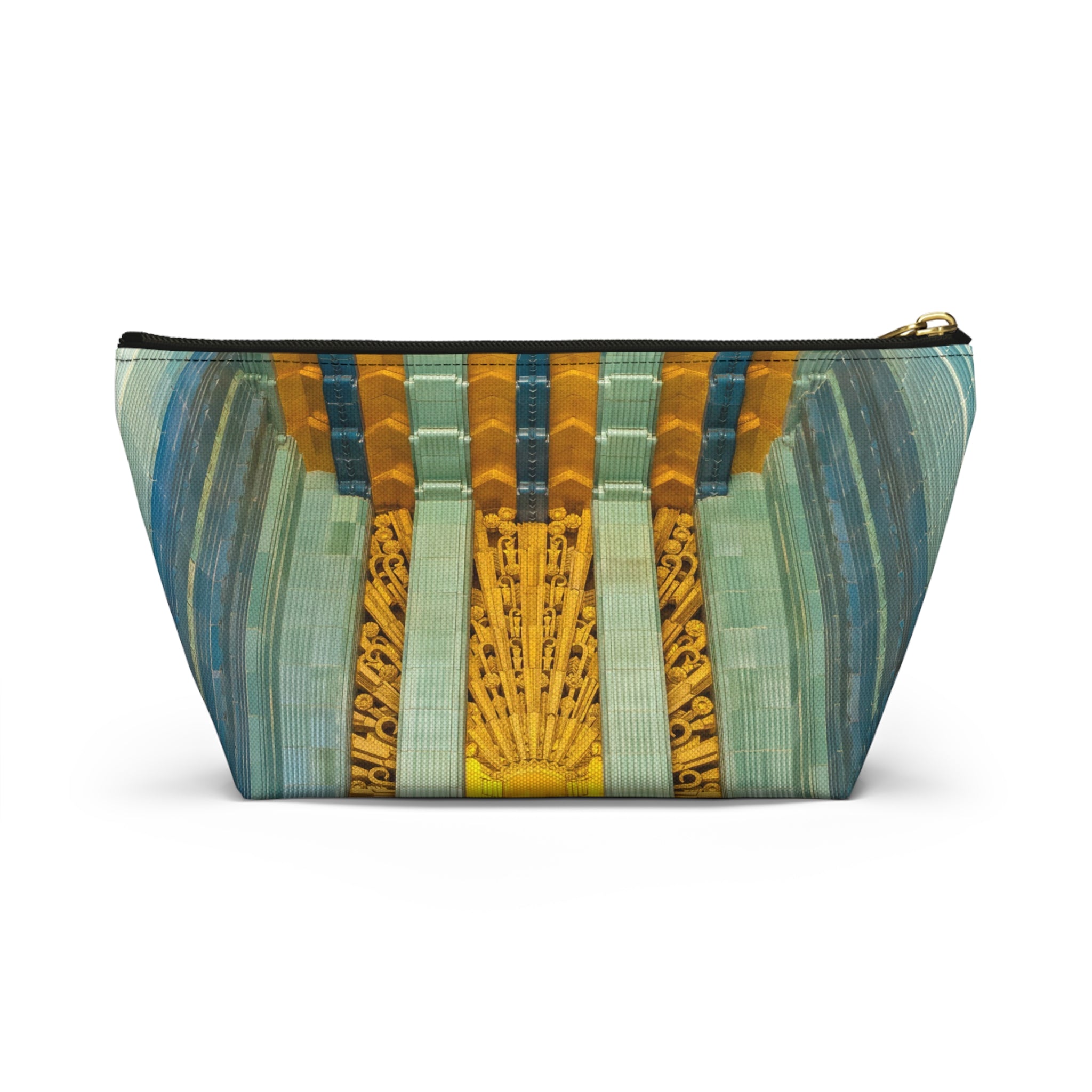 THE GILDED | Glamorous Art Deco Makeup Bag - Accessory Cosmetic Pouch