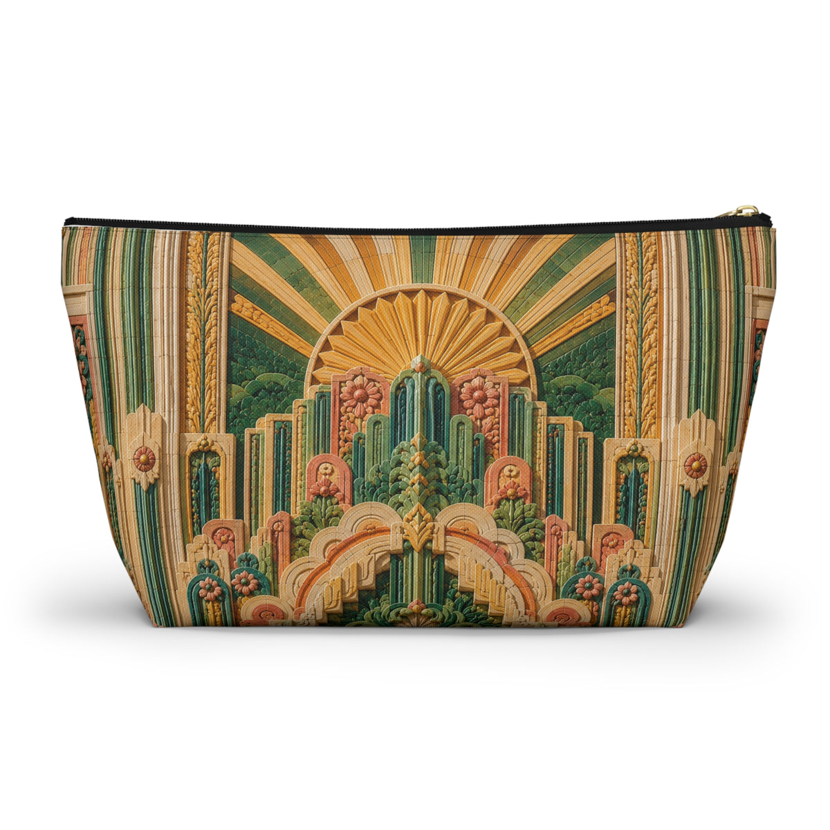 THE SOLSTICE | Glamorous Art Deco Makeup Bag - Accessory Cosmetic Pouch
