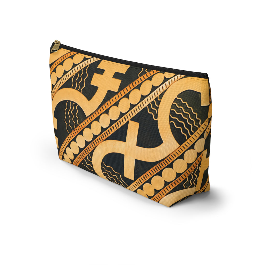 THE METROPOLITAN - Gold Digger | Glamorous Art Deco Makeup Bag - Accessory Cosmetic Pouch