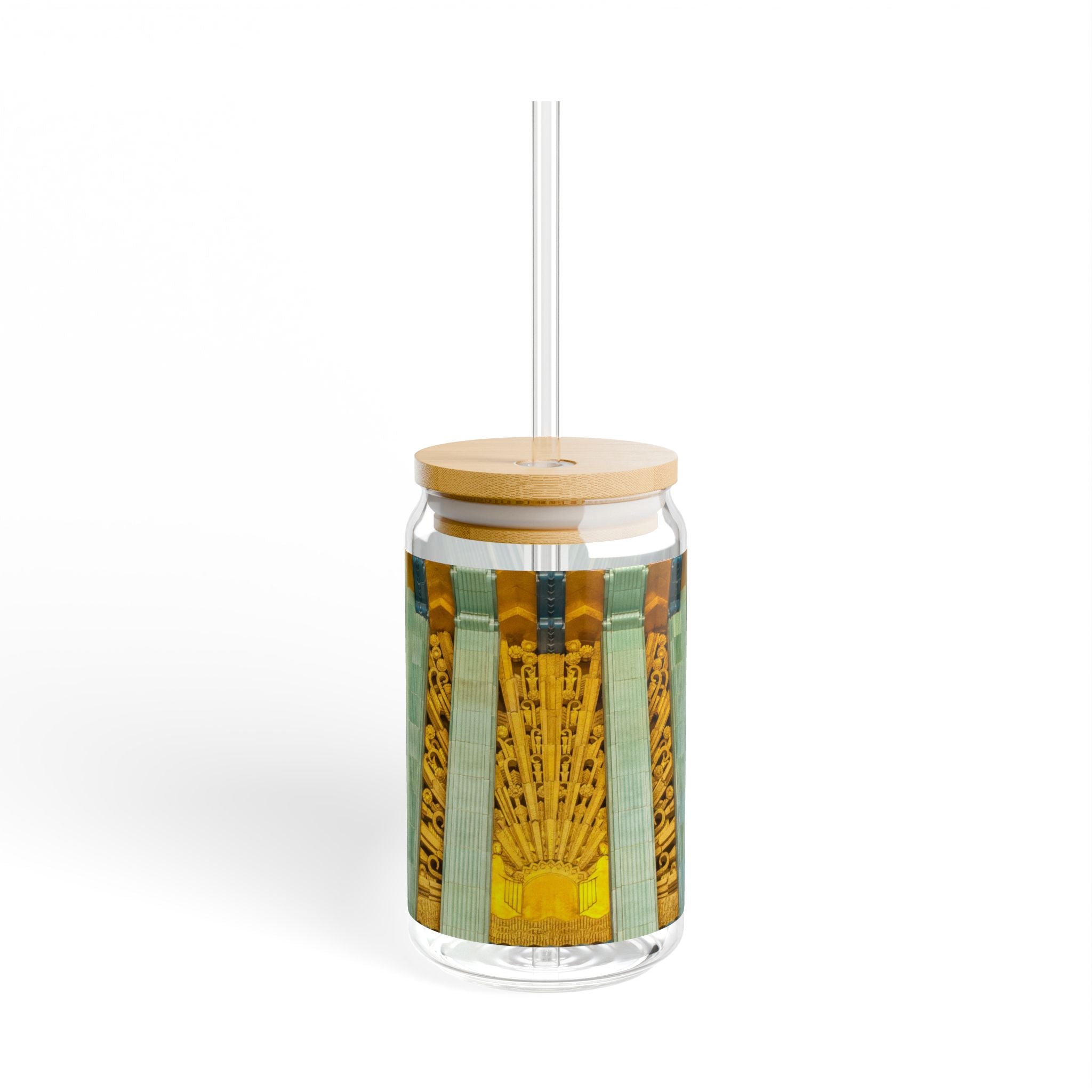 THE GILDED | Glamorous ART DECO SIPPER GLASS 16oz