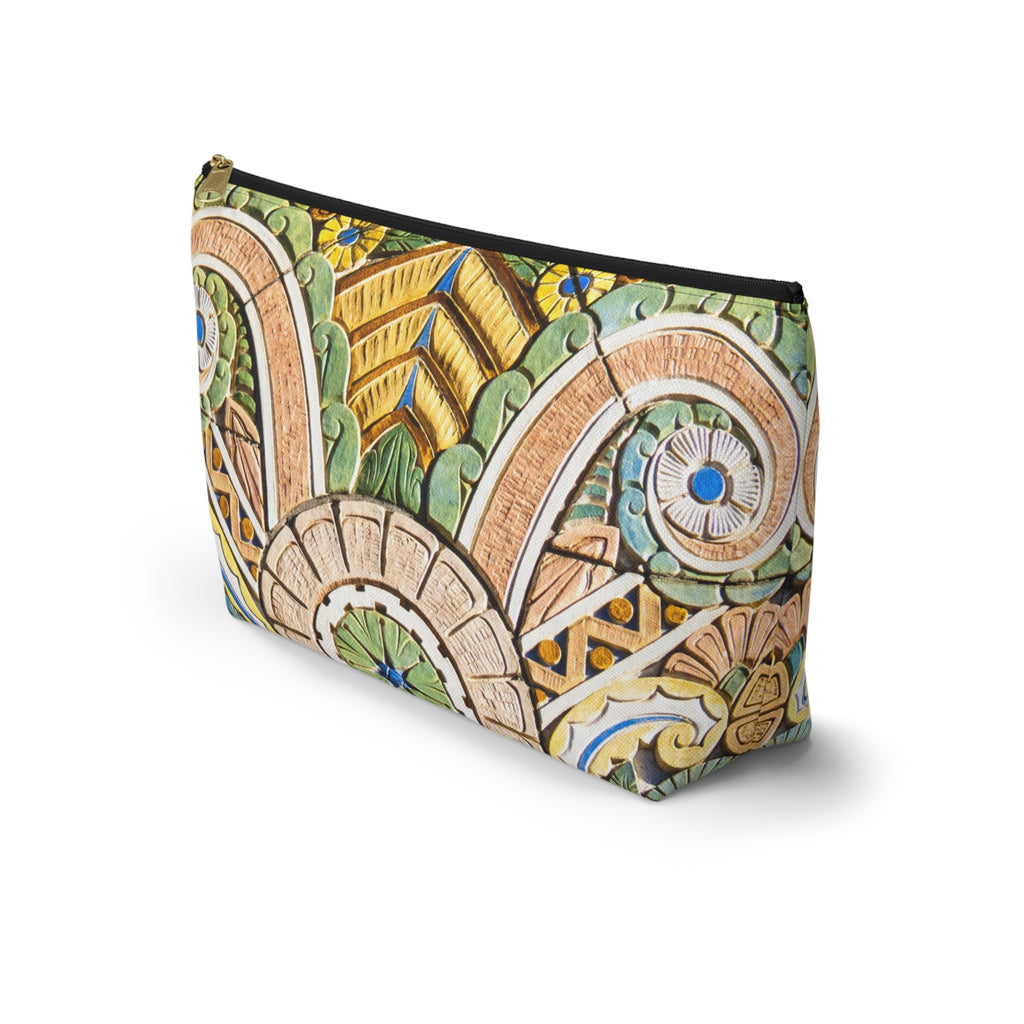 THE HARLING | Glamorous Art Deco Makeup Bag - Accessory Cosmetic Pouch
