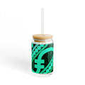 THE METROPOLITAN - Teal | Glamorous ART DECO SIPPER GLASS 16oz