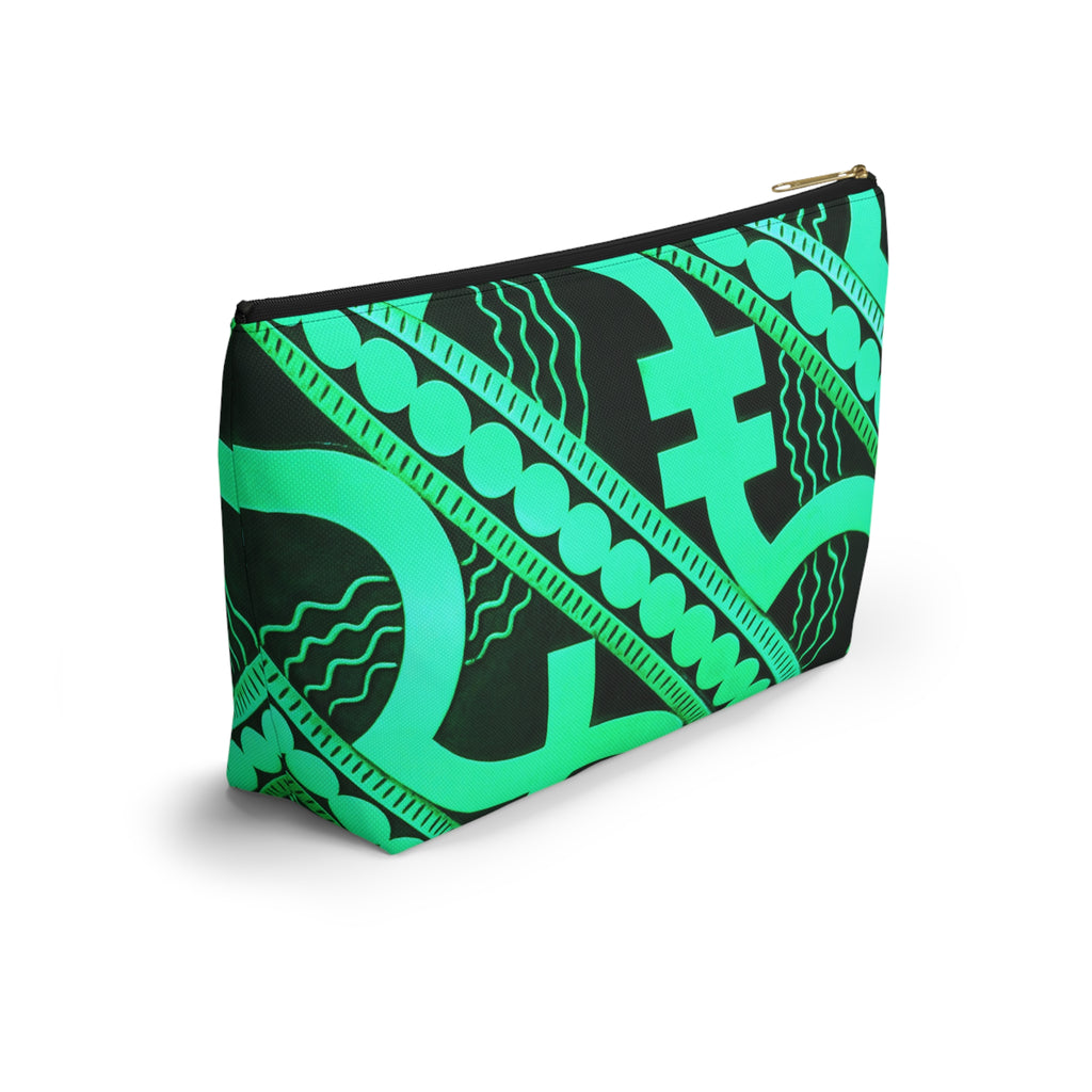 THE METROPOLITAN - Emerald | Glamorous Art Deco Makeup Bag - Accessory Cosmetic Pouch