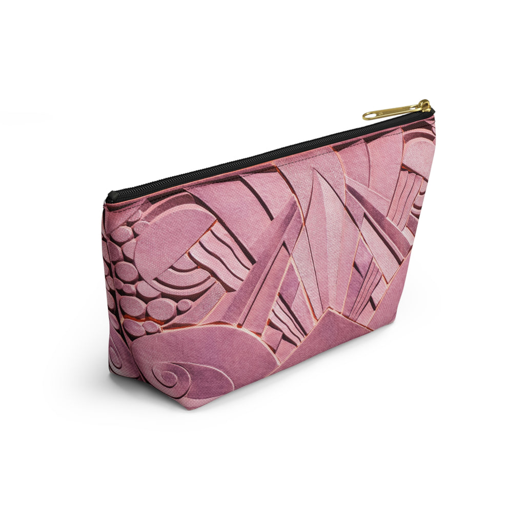 THE OPULENCE - Rose Reverence | Glamorous Art Deco Makeup Bag - Accessory Cosmetic Pouch