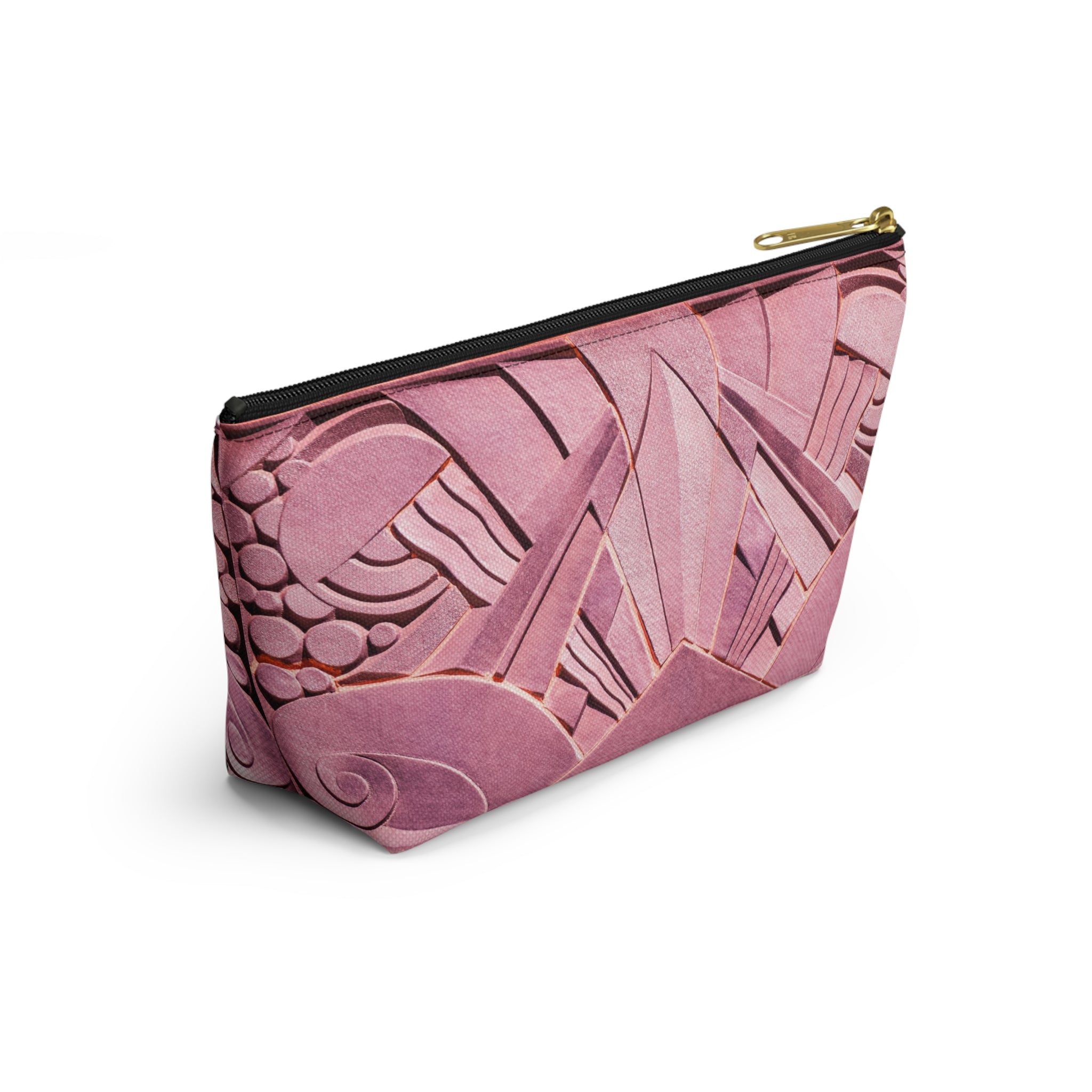 THE OPULENCE - Rose Reverence | Glamorous Art Deco Makeup Bag - Accessory Cosmetic Pouch