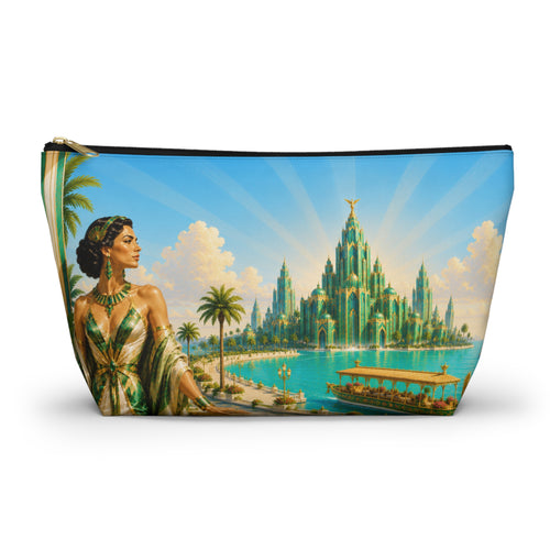 THE EMERALD CITY | Glamorous Art Deco Makeup Bag - Accessory Cosmetic Pouch