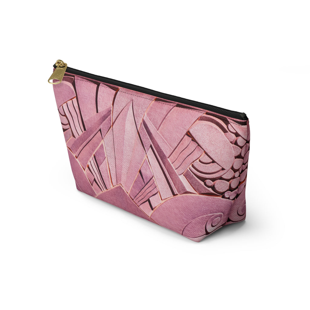 THE OPULENCE - Rose Reverence | Glamorous Art Deco Makeup Bag - Accessory Cosmetic Pouch