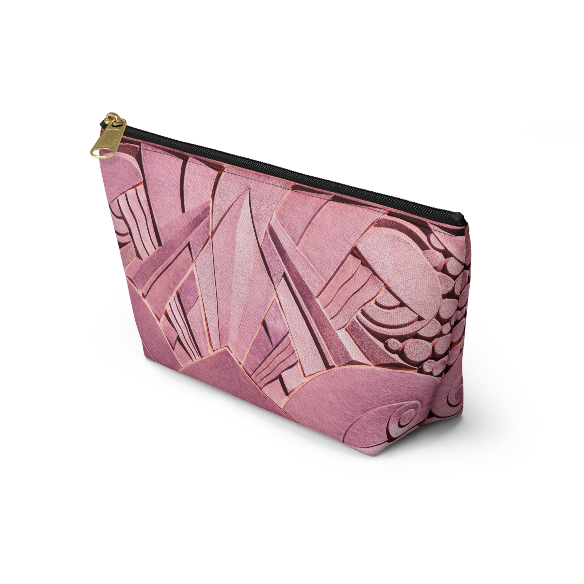 THE OPULENCE - Rose Reverence | Glamorous Art Deco Makeup Bag - Accessory Cosmetic Pouch