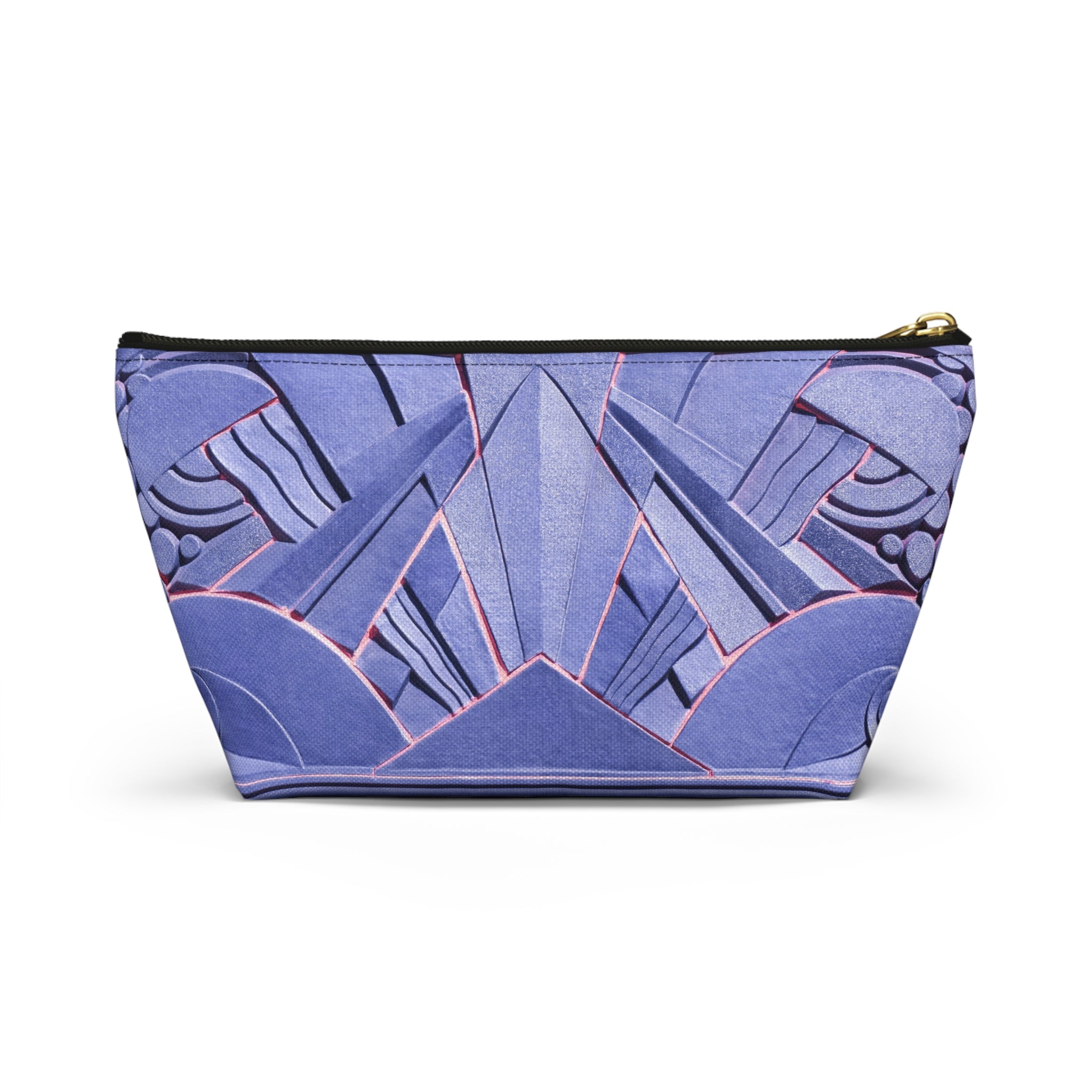 THE OPULENCE - Purple Poppy | Glamorous Art Deco Makeup Bag - Accessory Cosmetic Pouch