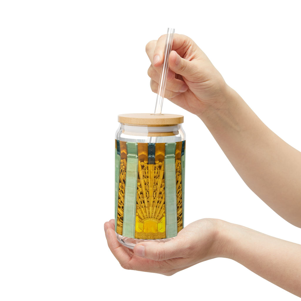 THE GILDED | Glamorous ART DECO SIPPER GLASS 16oz