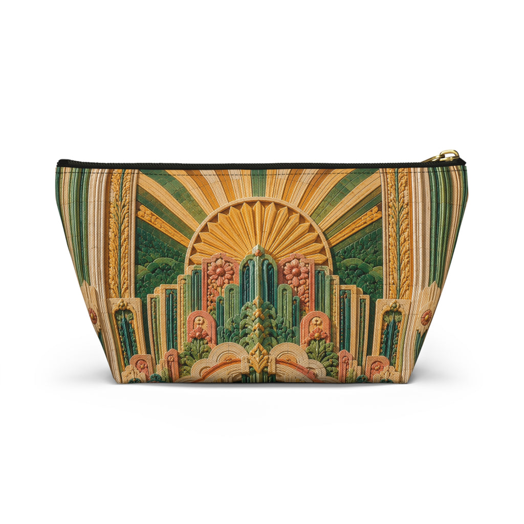 THE SOLSTICE | Glamorous Art Deco Makeup Bag - Accessory Cosmetic Pouch