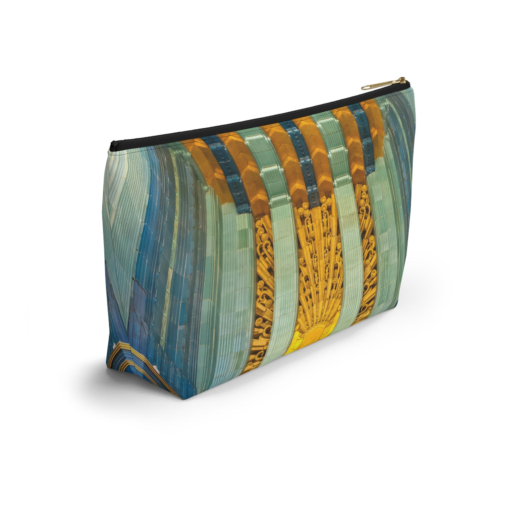THE GILDED | Glamorous Art Deco Makeup Bag - Accessory Cosmetic Pouch