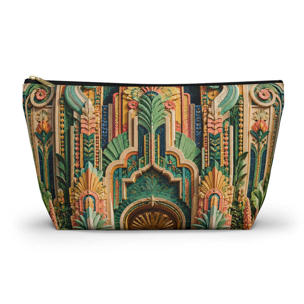 THE GRANDIOSE | Glamorous Art Deco Makeup Bag - Accessory Cosmetic Pouch