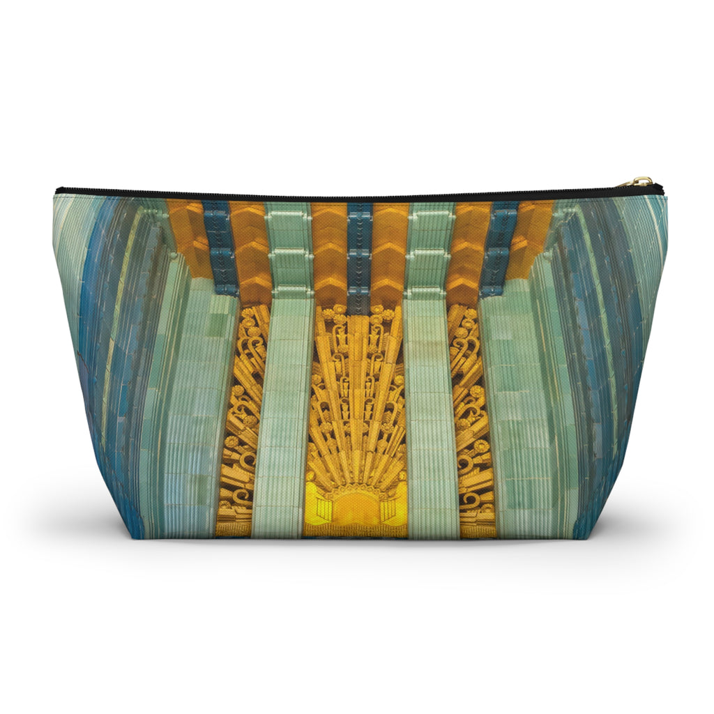 THE GILDED | Glamorous Art Deco Makeup Bag - Accessory Cosmetic Pouch