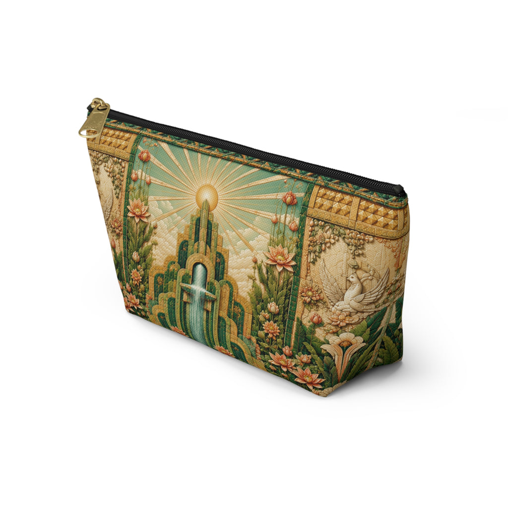 THE RADIANCE | Glamorous Art Deco Makeup Bag - Accessory Cosmetic Pouch
