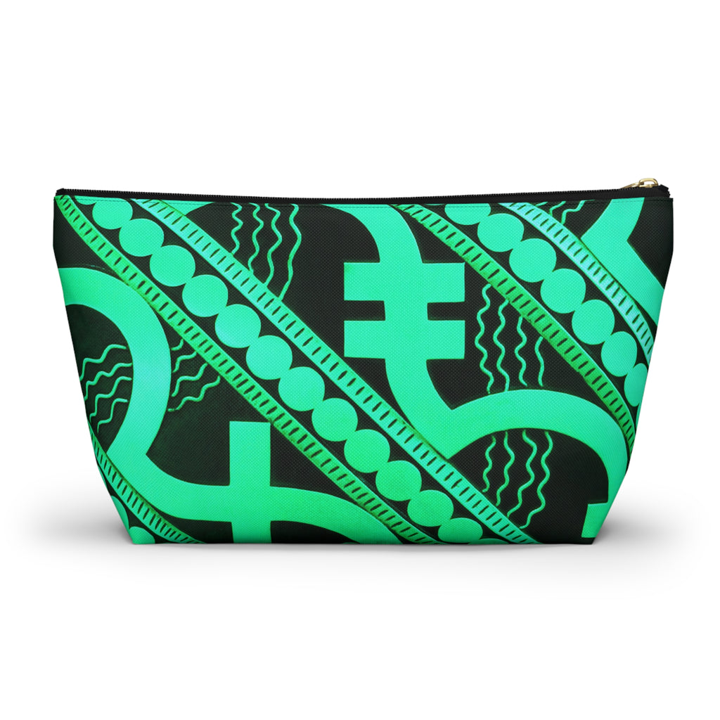 THE METROPOLITAN - Emerald | Glamorous Art Deco Makeup Bag - Accessory Cosmetic Pouch