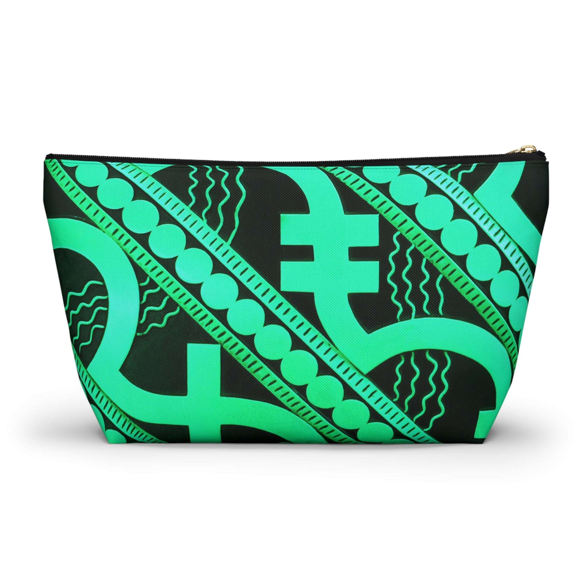THE METROPOLITAN - Emerald | Glamorous Art Deco Makeup Bag - Accessory Cosmetic Pouch