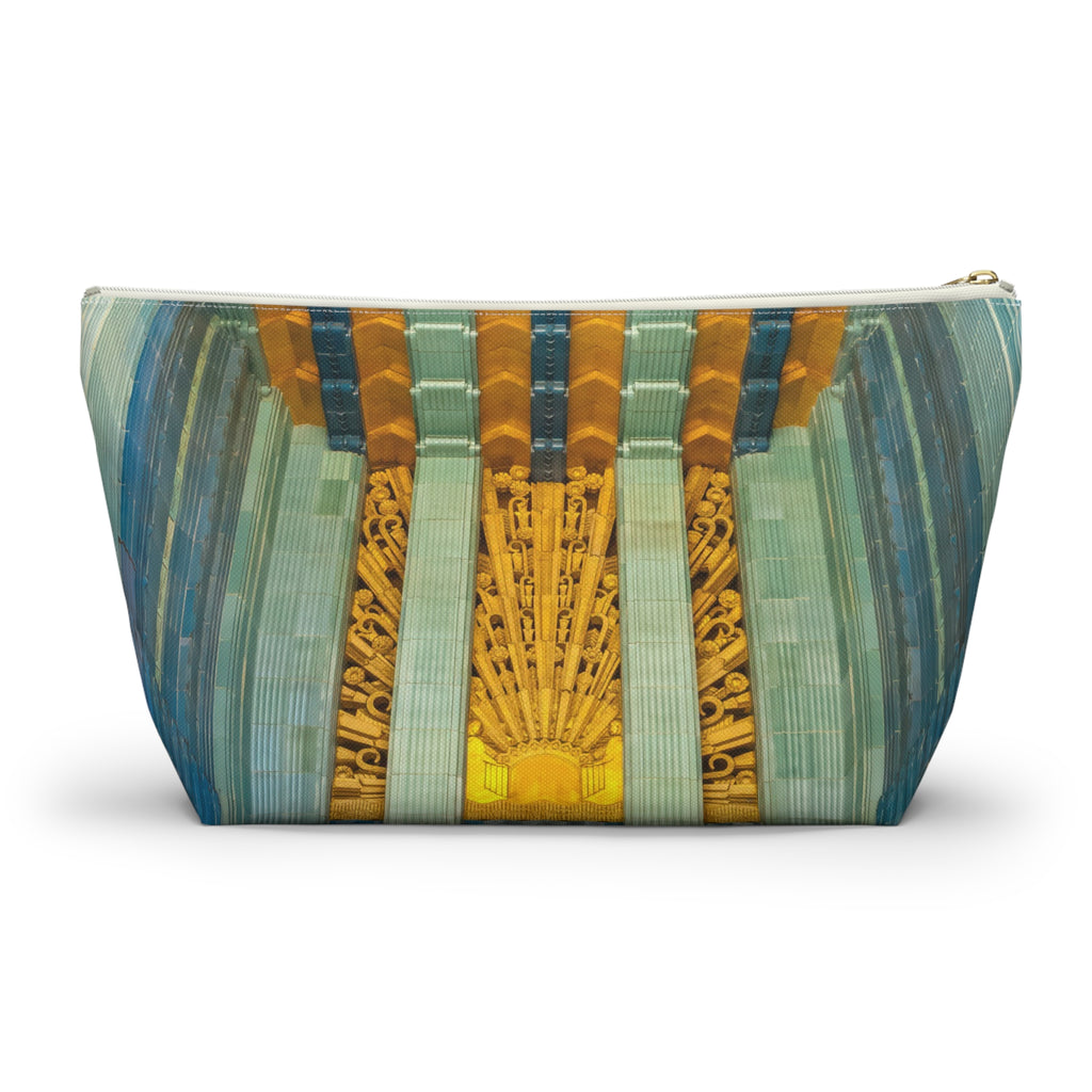 THE GILDED | Glamorous Art Deco Makeup Bag - Accessory Cosmetic Pouch