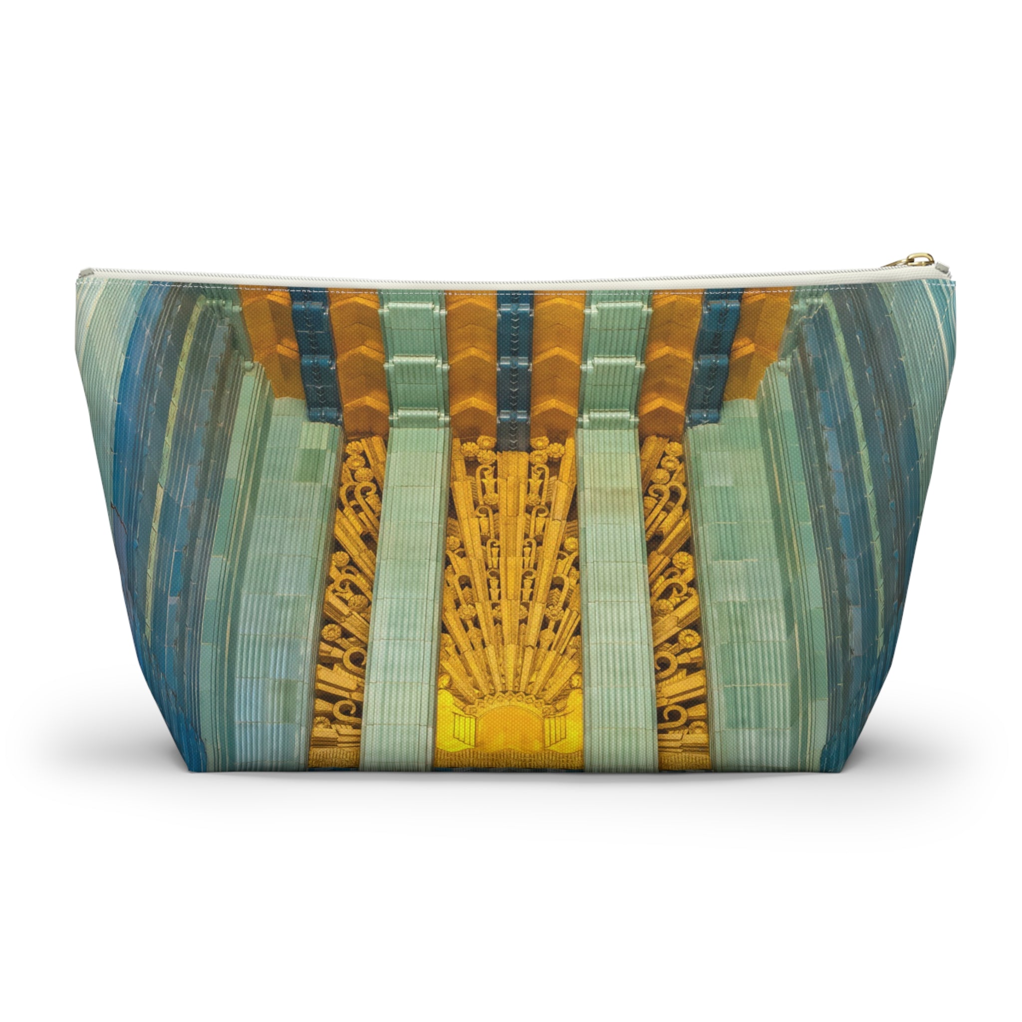 THE GILDED | Glamorous Art Deco Makeup Bag - Accessory Cosmetic Pouch