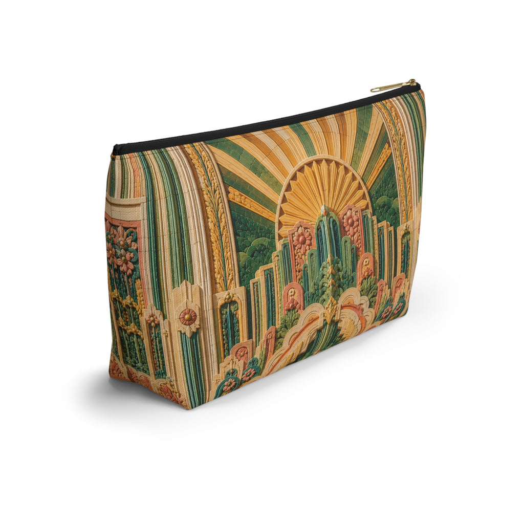 THE SOLSTICE | Glamorous Art Deco Makeup Bag - Accessory Cosmetic Pouch