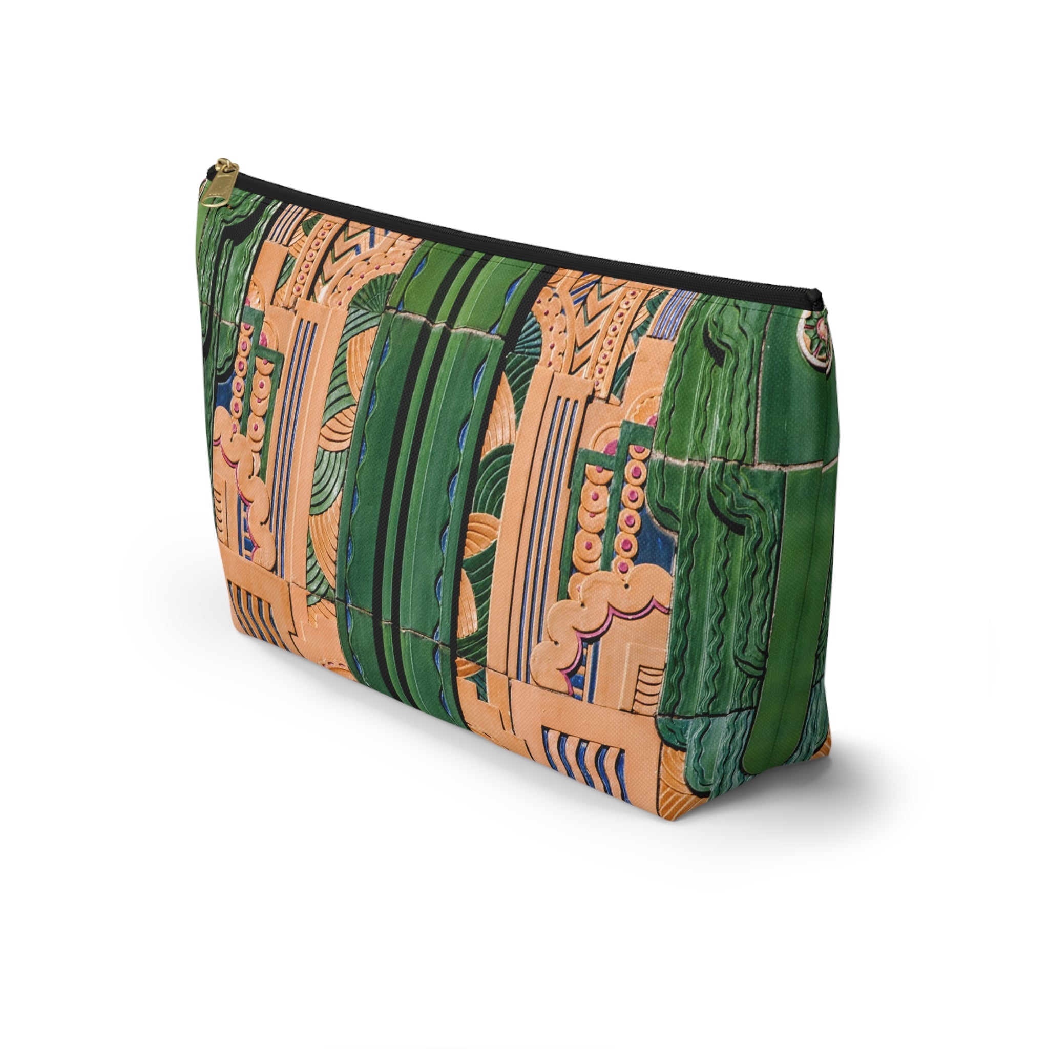 THE TYCOON | Glamorous Art Deco Makeup Bag - Accessory Cosmetic Pouch