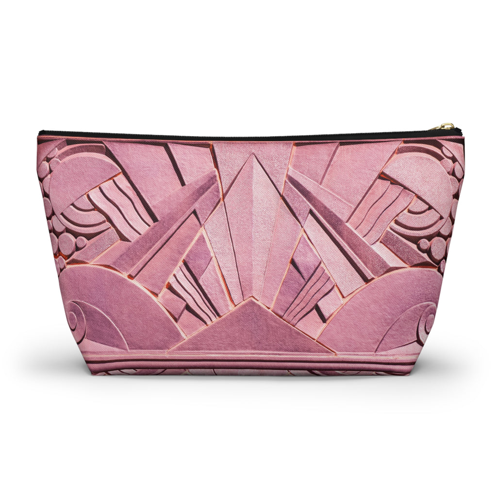 THE OPULENCE - Rose Reverence | Glamorous Art Deco Makeup Bag - Accessory Cosmetic Pouch