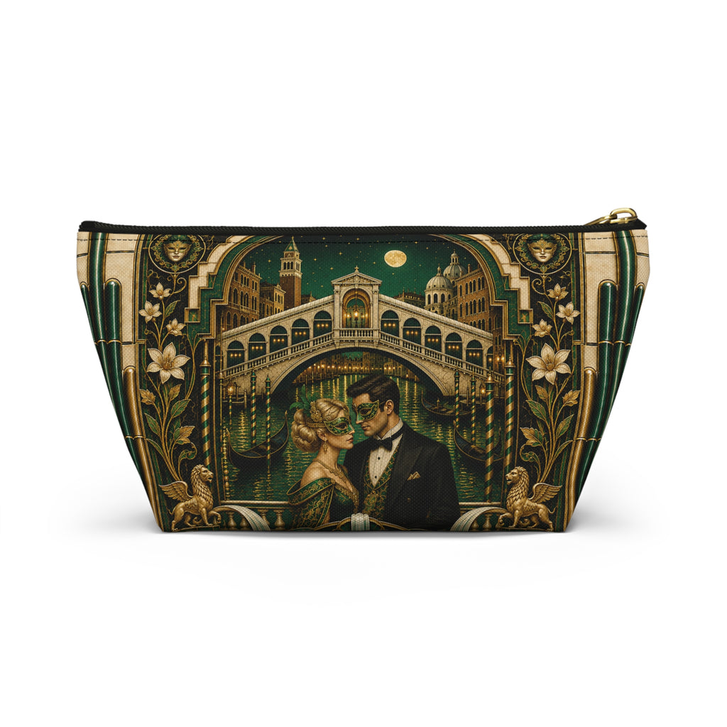 THE VENETIAN AMORE | Glamorous Art Deco Makeup Bag - Accessory Cosmetic Pouch