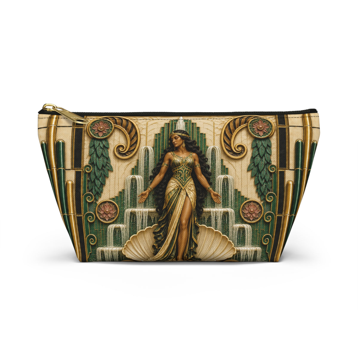 THE VENUS - Cleopatra | Glamorous Art Deco Makeup Bag - Accessory Cosmetic Pouch