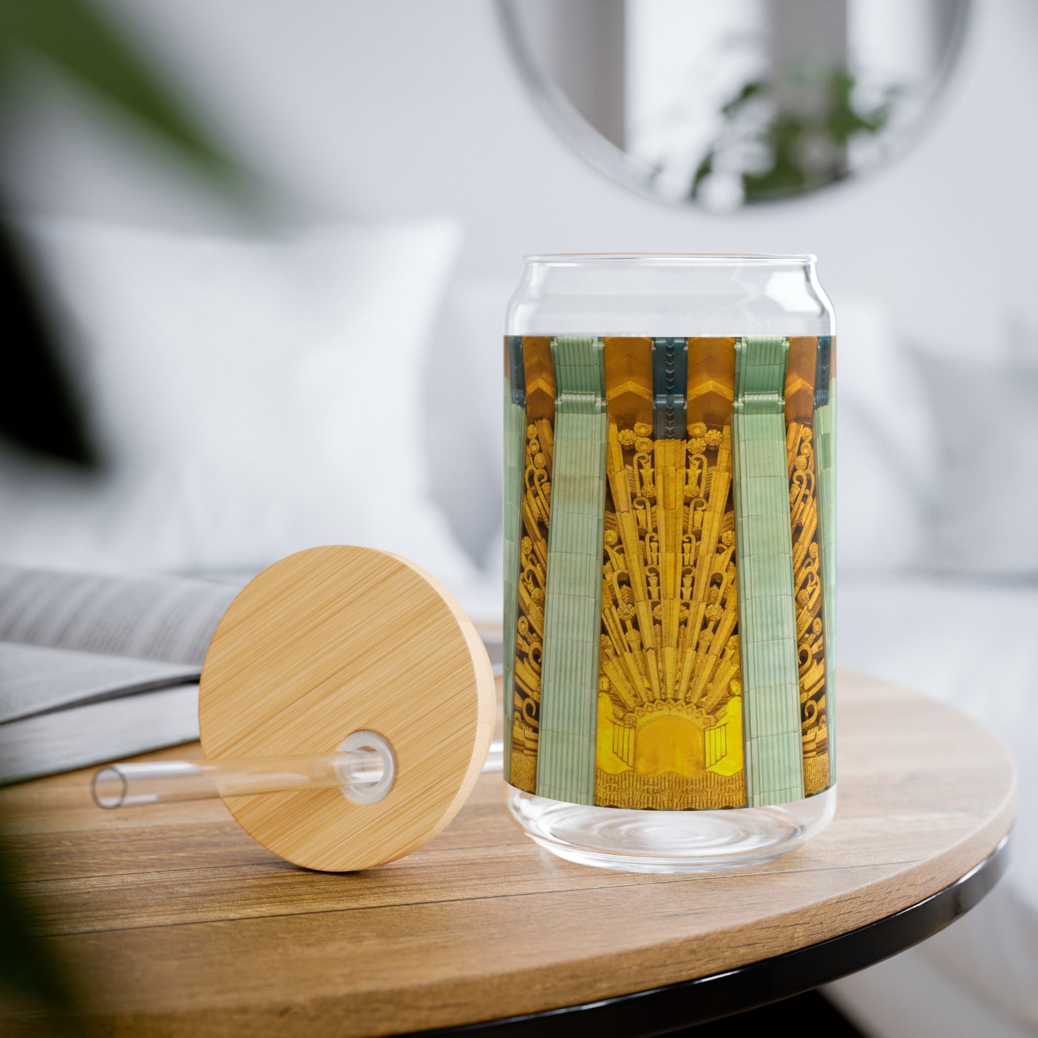 THE GILDED | Glamorous ART DECO SIPPER GLASS 16oz