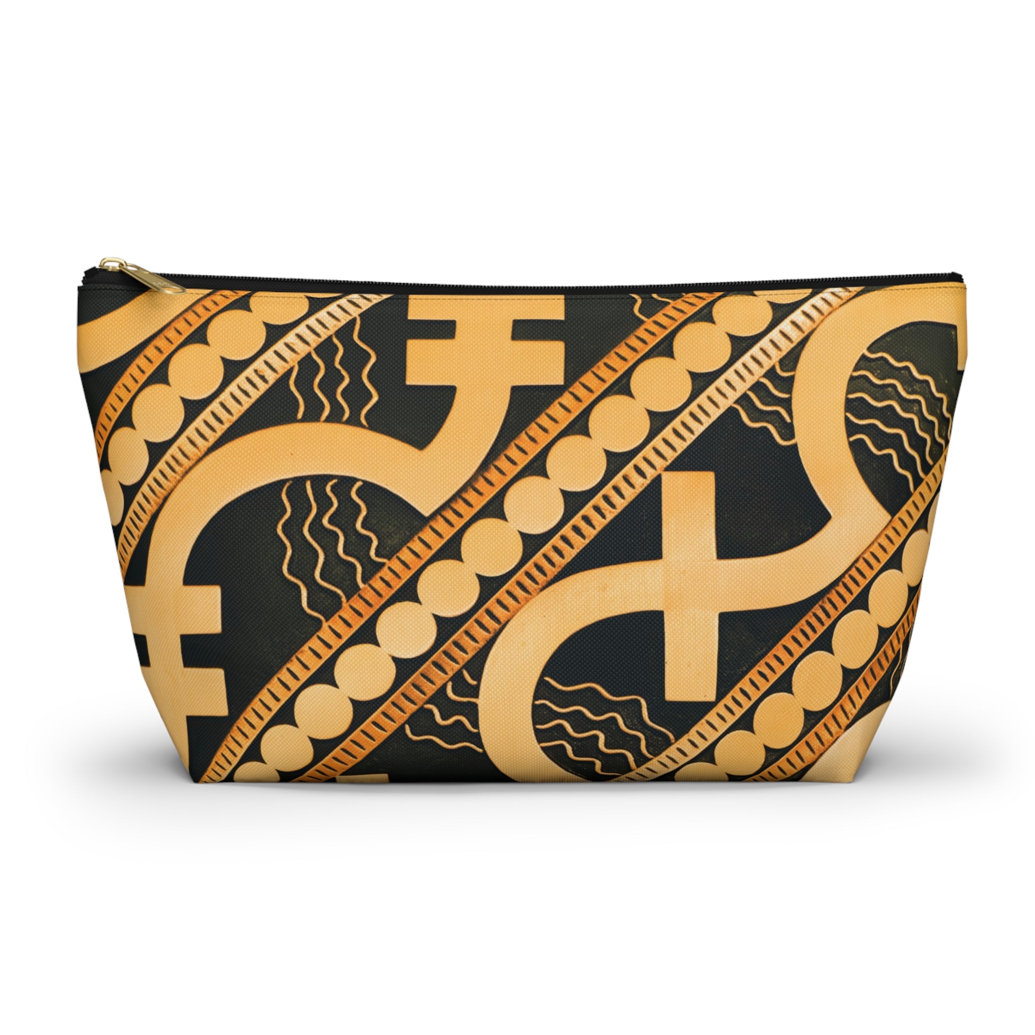 THE METROPOLITAN - Gold Digger | Glamorous Art Deco Makeup Bag - Accessory Cosmetic Pouch