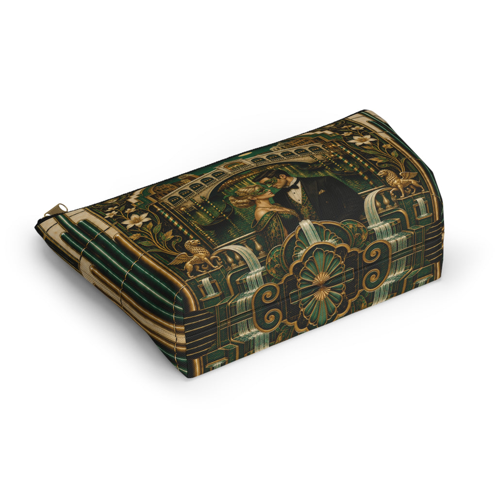 THE VENETIAN AMORE | Glamorous Art Deco Makeup Bag - Accessory Cosmetic Pouch
