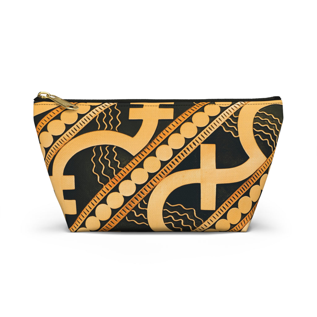 THE METROPOLITAN - Gold Digger | Glamorous Art Deco Makeup Bag - Accessory Cosmetic Pouch
