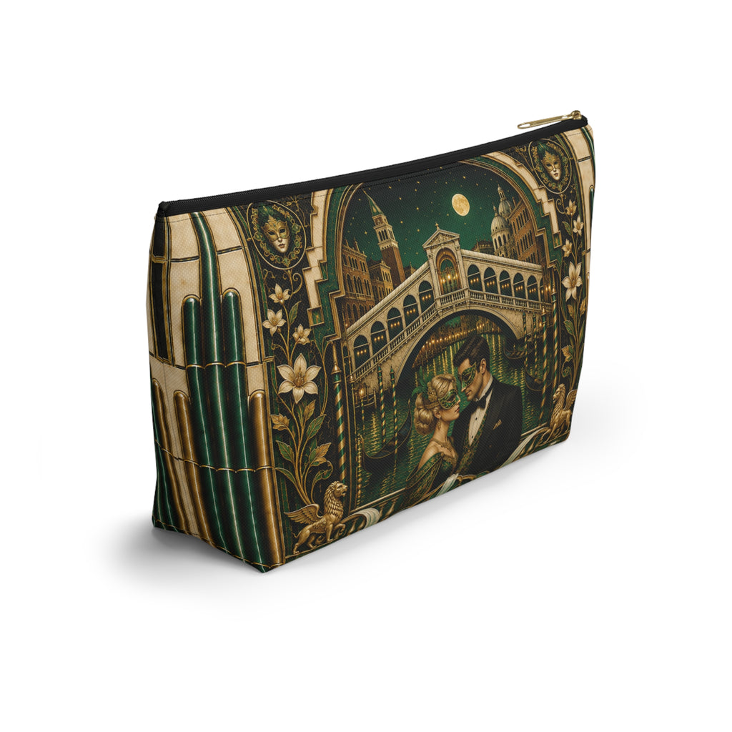 THE VENETIAN AMORE | Glamorous Art Deco Makeup Bag - Accessory Cosmetic Pouch