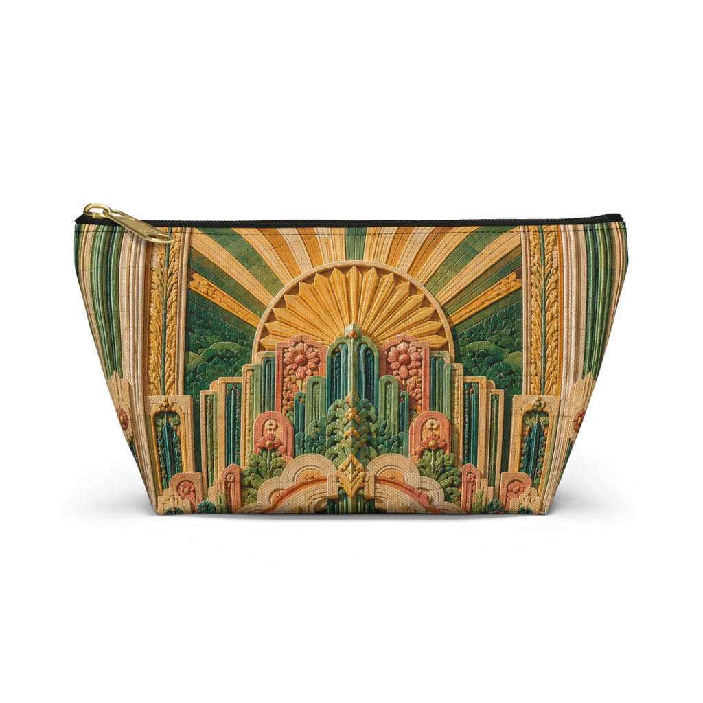 THE SOLSTICE | Glamorous Art Deco Makeup Bag - Accessory Cosmetic Pouch