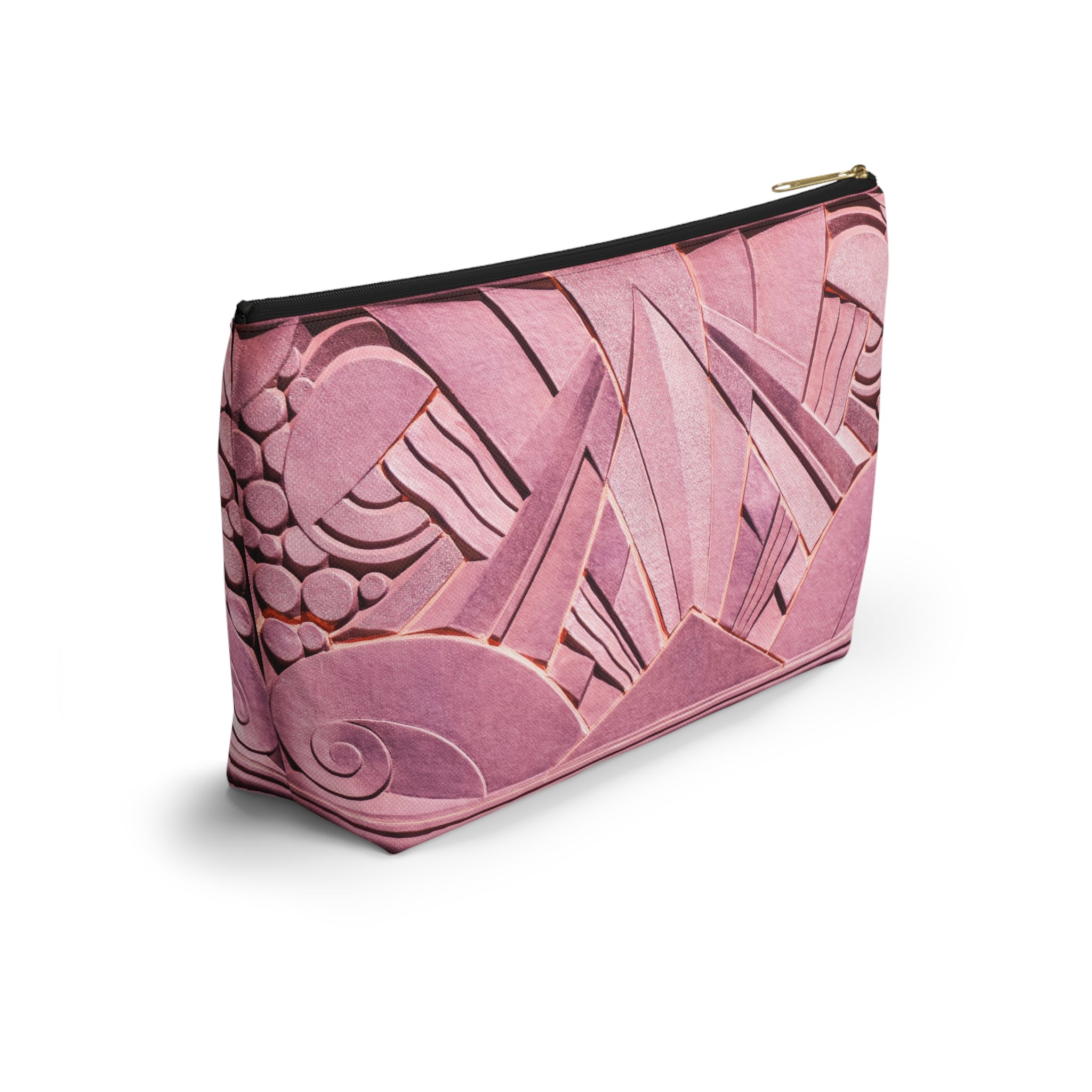 THE OPULENCE - Rose Reverence | Glamorous Art Deco Makeup Bag - Accessory Cosmetic Pouch