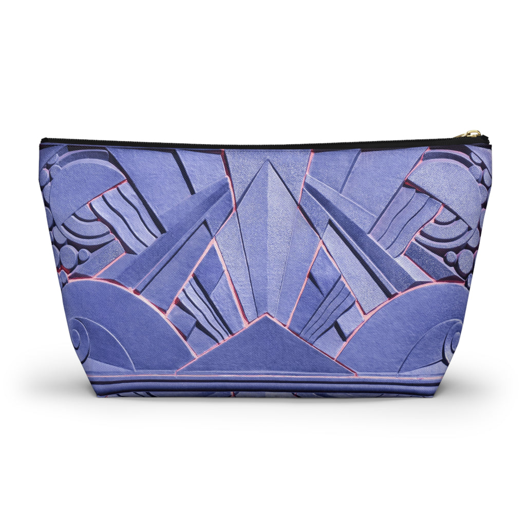 THE OPULENCE - Purple Poppy | Glamorous Art Deco Makeup Bag - Accessory Cosmetic Pouch