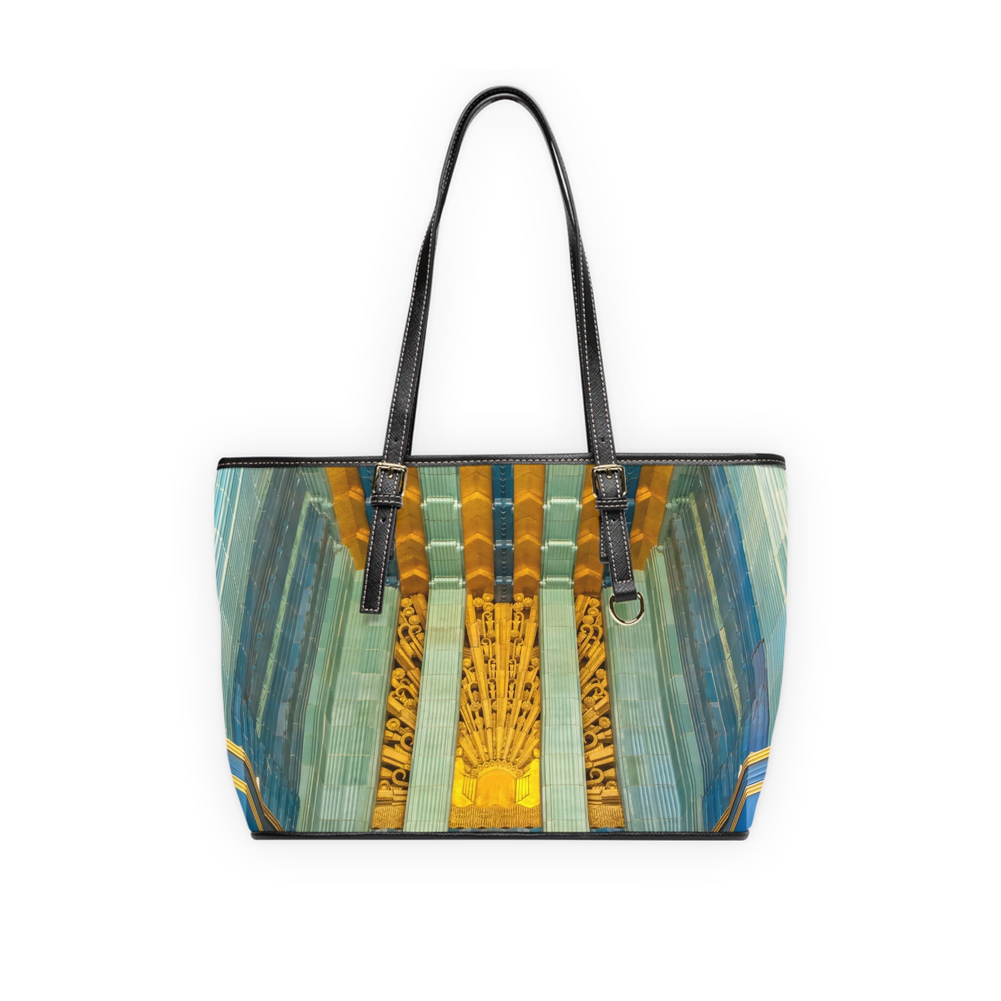 THE GILDED | Glarorous ART DECO PU Leather Shoulder Bag