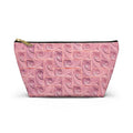 THE ROSCOE - Rose Swirl | Glamorous Art Deco Makeup Bag - Accessory Cosmetic Pouch