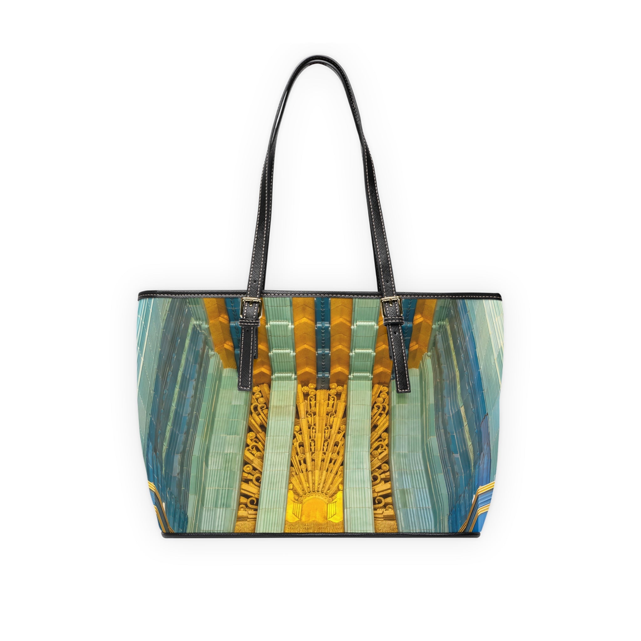 THE GILDED | Glarorous ART DECO PU Leather Shoulder Bag