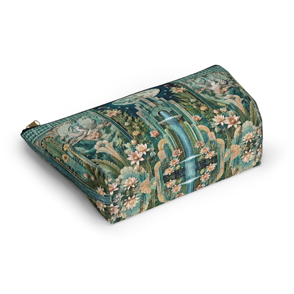 THE NOCTORNE | Glamorous Art Deco Makeup Bag - Accessory Cosmetic Pouch