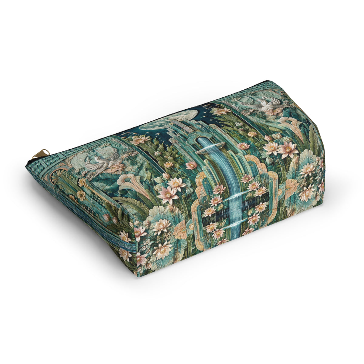 THE NOCTORNE | Glamorous Art Deco Makeup Bag - Accessory Cosmetic Pouch