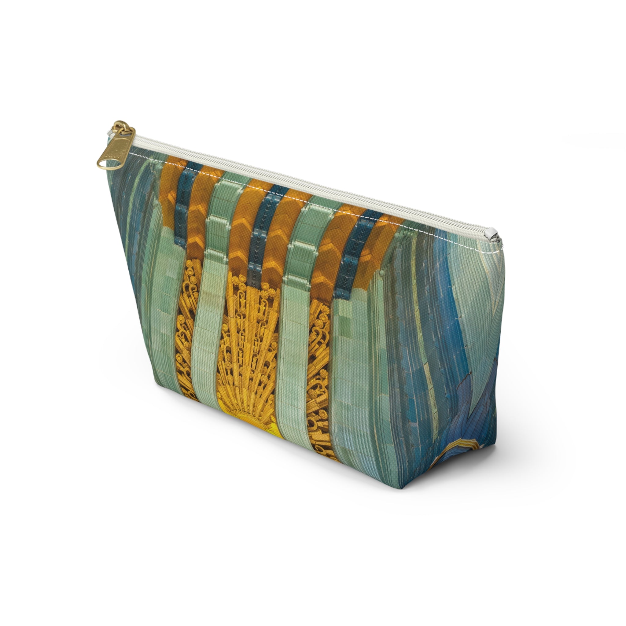 THE GILDED | Glamorous Art Deco Makeup Bag - Accessory Cosmetic Pouch