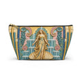 THE VENUS - Golden Sunrise | Glamorous Art Deco Makeup Bag - Accessory Cosmetic Pouch
